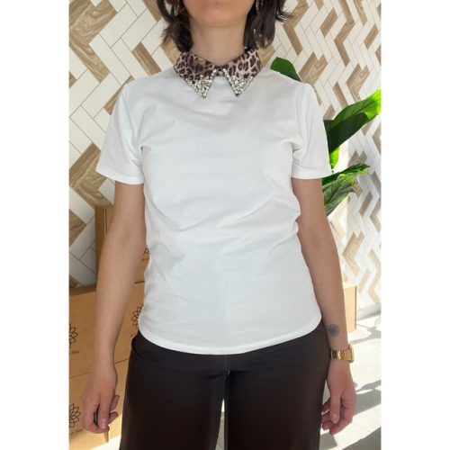 Camiseta cuello camisa