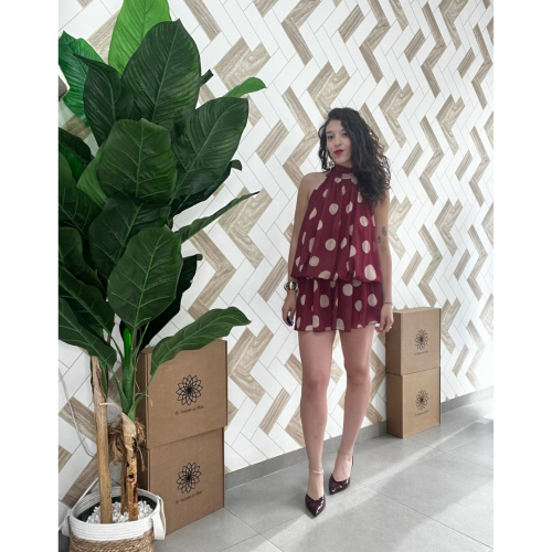 Vestido Mono Lunares