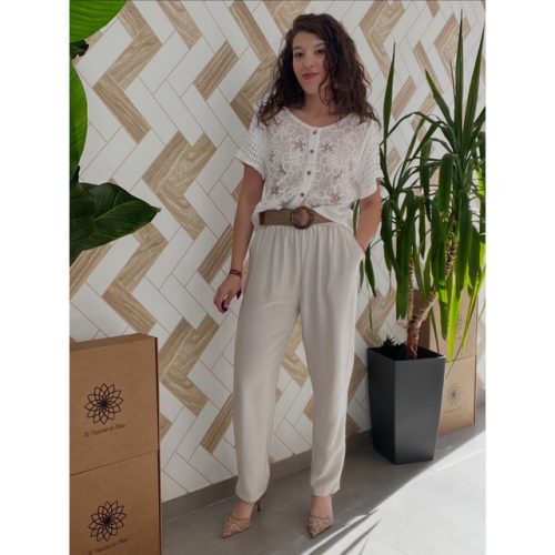 Camiseta Chaleco Flor