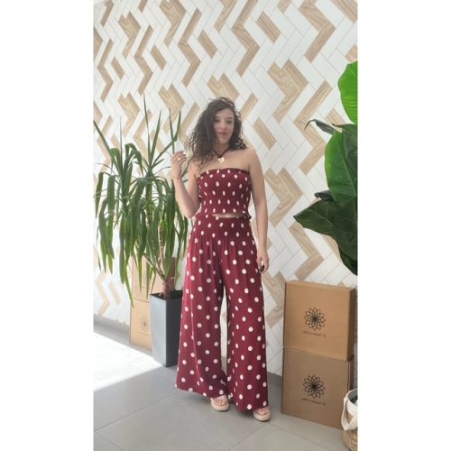 Conjunto Lino Lunares