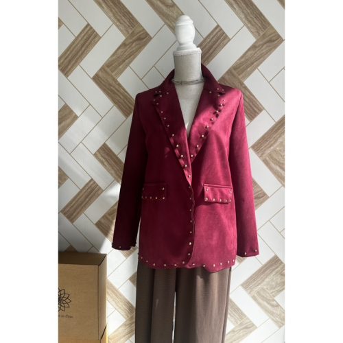 Chaqueta Ante Tachas